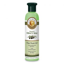 Face Wash Gel with Organic Olive and Aloe Vera 250ml