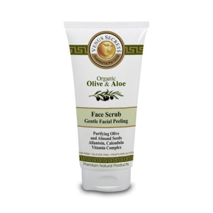 Face Scrub Tube with Organic Olive and Aloe Vera 100ml