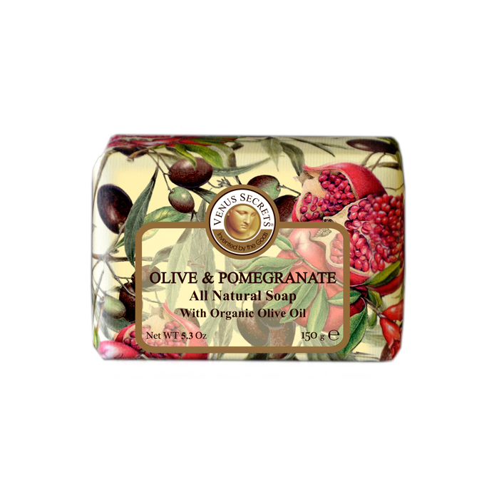 Soap-Olive-Oil-and-pomegranate-wrapped-150g