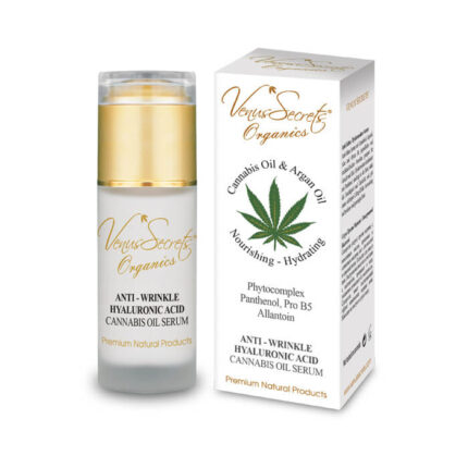 Anti-Wrinkle Hyaluronic Acid Serum with Cannabis Oil and Argan Oil 40ml