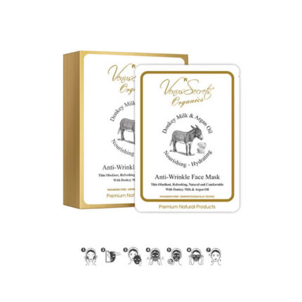 Anti-Wrinkle Face Mask Box with Donkey Milk and Argan Oil 150ml