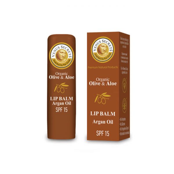 Lip Balm with Argan Oil, Organic Oil and Aloe Vera 4.6g