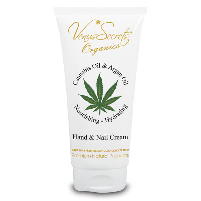 Hand and Nail Cream Tube with Cannabis Oil and Argan Oil 100ml