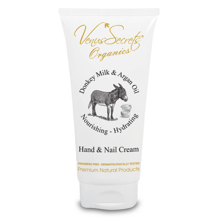 Hand and Nail Cream Tube with Donkey Milk and Argan Oil 100ml