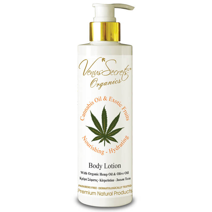 Body Lotion with Cannabis Oil, Organic Olive and Exotic Fruits 250ml