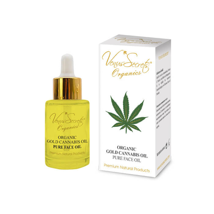 Organic Gold Face Oil with Refined Cannabis Oil 30ml