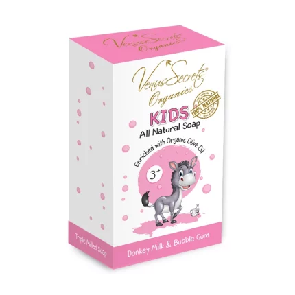 Kids donkey milk soap bubblegum