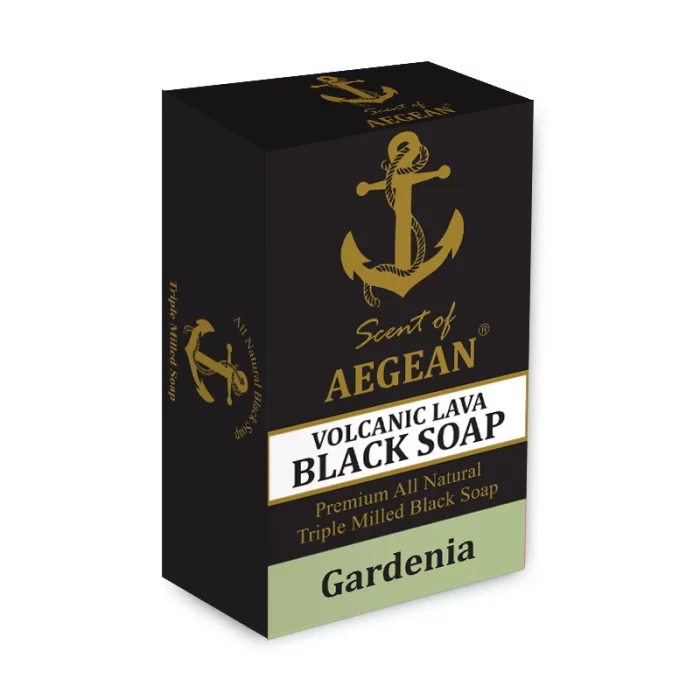 Scent of Aegean - Lava Gardenia black soap