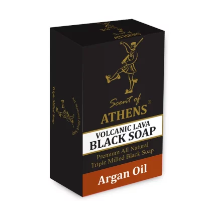 Scent of Athens - Lava Argan Oil black soap