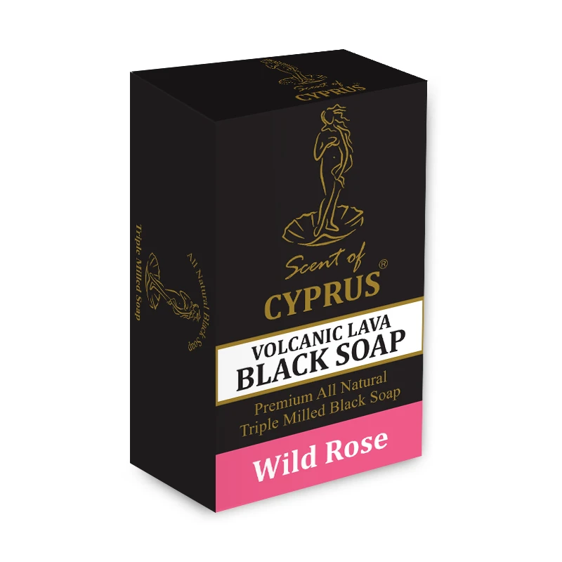 Scent of Cyprus - Volcanic lava black soap - Venus Secrets Cosmetics -  Beauty Products