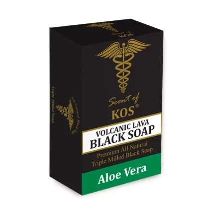 Scent of Kos - Lava Aloe Vera black soap