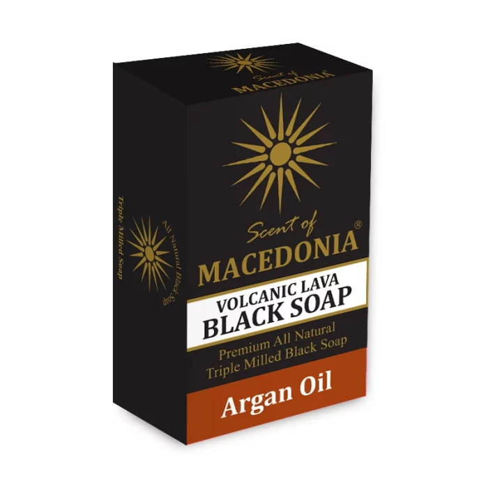 Scent of Macedonia - Lava Argan Oil black soap