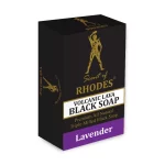 Scent of Rhodes - Lava Lavender black soap