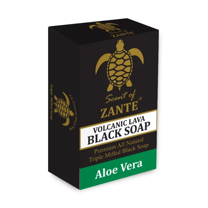 Scent of Zante - Lava Aloe Vera black soap