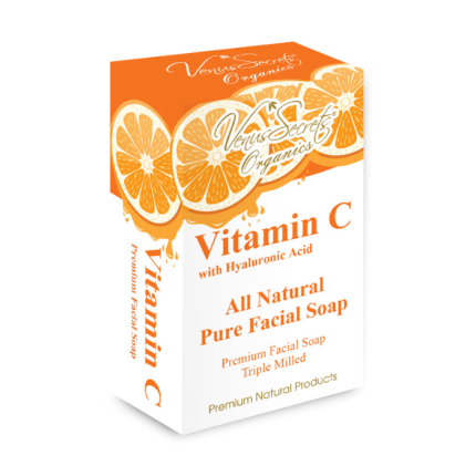 Natural Face Soap Vitamin C Φυσικό Σαπούνι Προσώπου με Βιταμίνη C - venussecrets.com