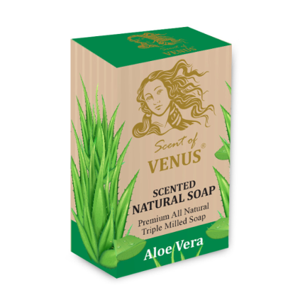 Scent of Venus White Soap Aloe Vera Λευκό Σαπούνι Αλόη - venussecrets.com