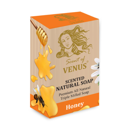 Scent of Venus White Soap Honey Λευκό Σαπούνι με μέλι - venussecrets.com
